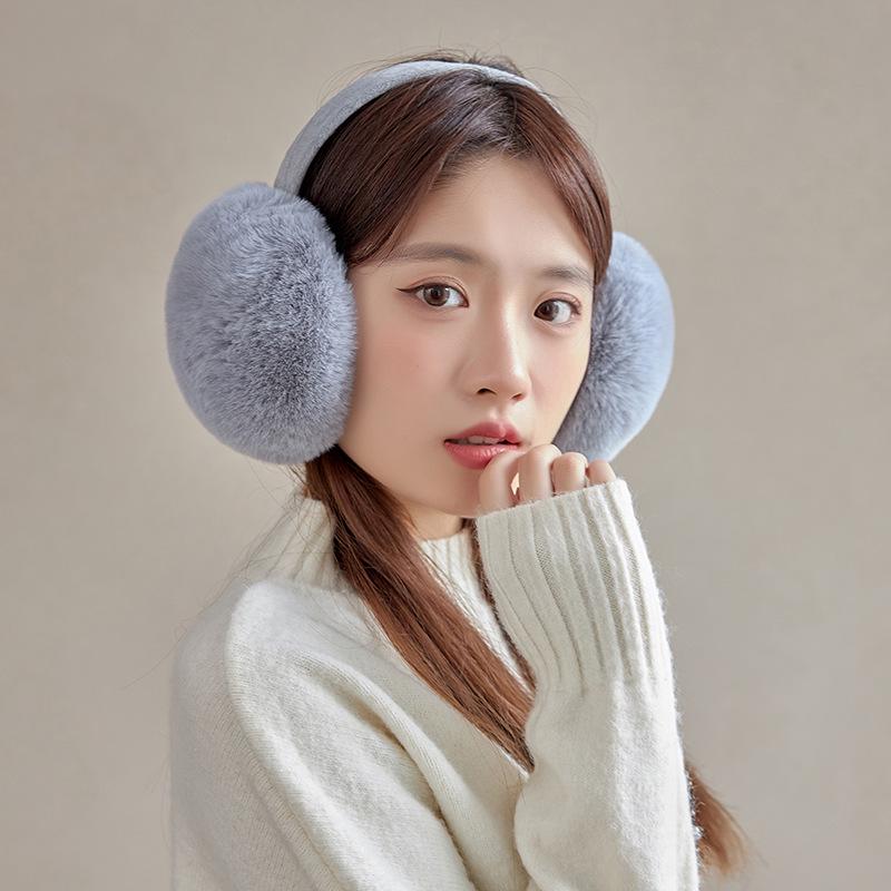 

Women s Plush Korean-Style Thickened Winter Earmuffs One Size