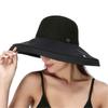Damen Sonnenhut UV-Schutz Sommer Fischerhut Faltbar Breiter Rand
