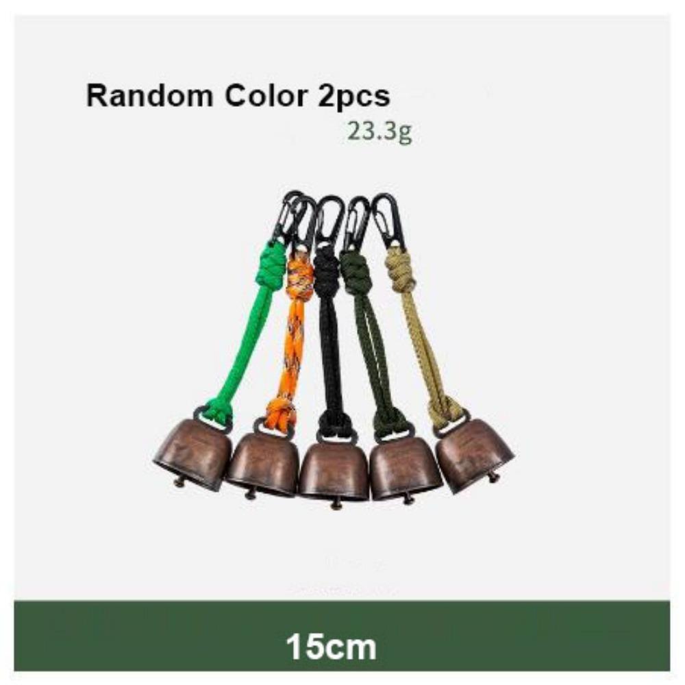 2pcs New Anti Loss Hiking Wind Chimes Bells Metal 9 Styles Retro Bells Japanese Wind Camping Bells Vintage Bell Decorations