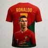 2026 Nuove T-shirt Calde in Vendita Cristiano Ronaldo Modello Stampato Moda Collezione Commemorativa per Fan Uomo Top Sportivi da Esterno