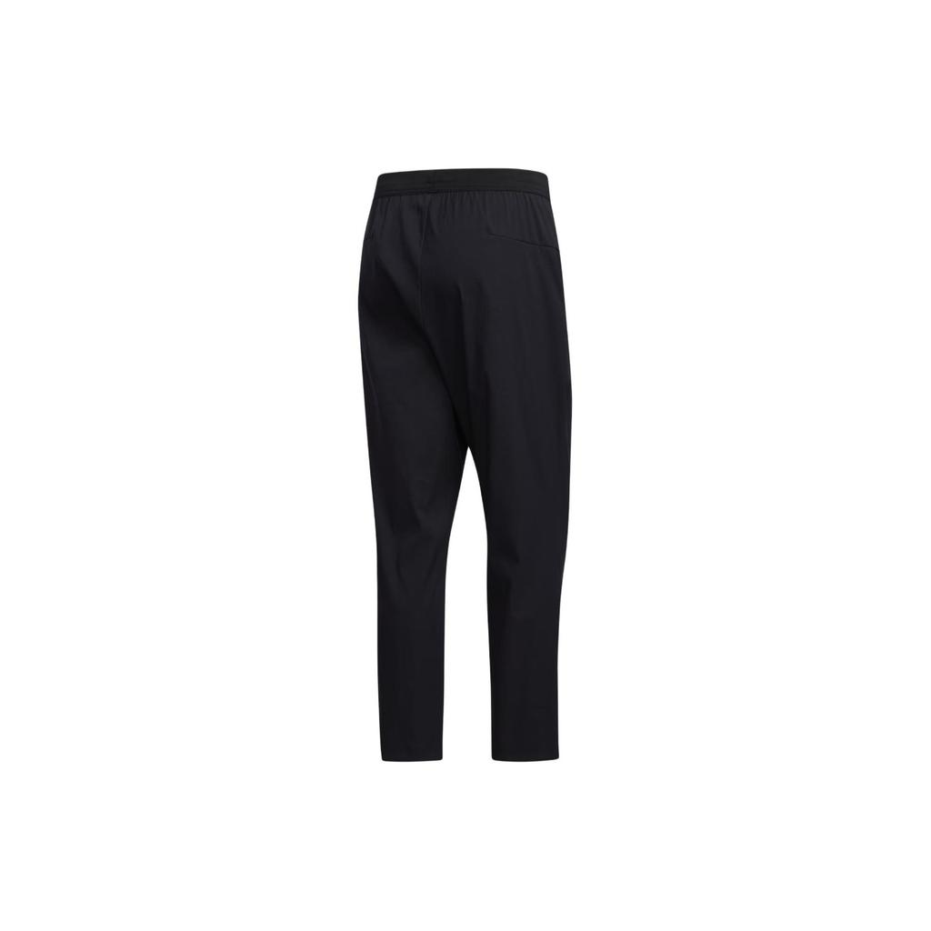 adidas Logo Woven Track Pants Men Bottoms Black FM9347