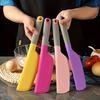 2pcs Silicone Cream Spatula Set Long Head Salad Blender Knife Non-stick Butter Spatula Heat-resistant Kitchen Baking Tools