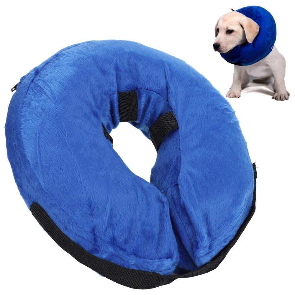 Soft Dog Neck Guard Blue Pet Anti Lick Guard Dog Supply Cat Neck Guard Pet Grooming