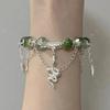 Slytherin Xiaohongshu insdiy niche beaded snake derived glazed bracelet female girlfriend bracelet light luxury