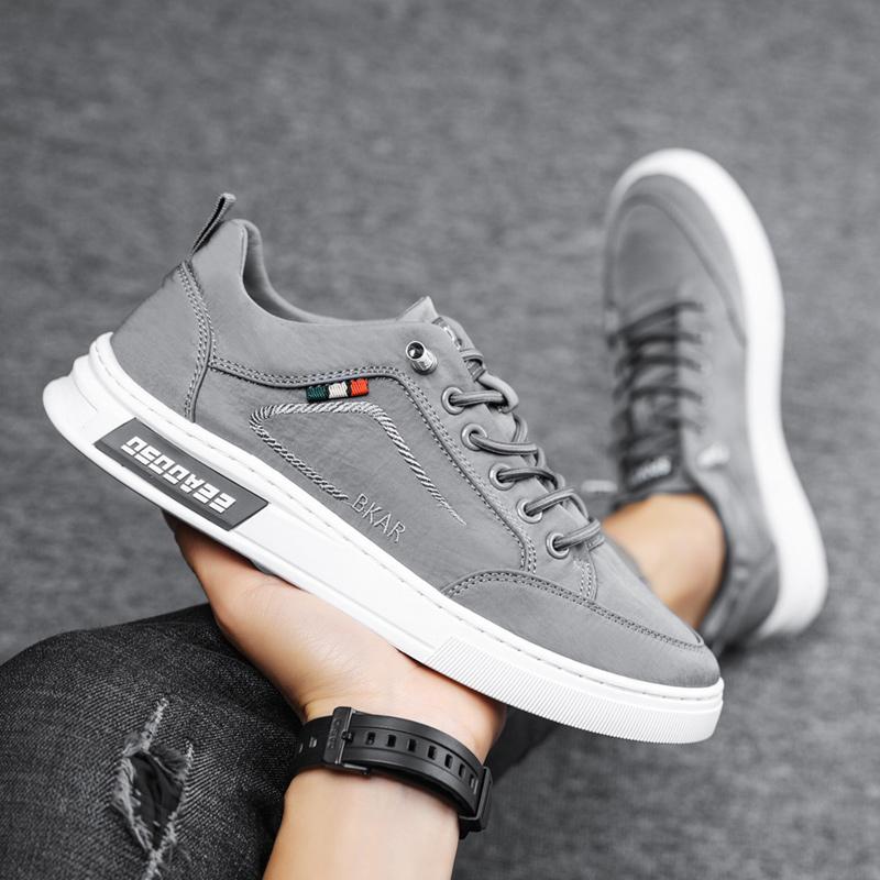 Męskie antypoślizgowe i odporne na zużycie, jednokolorowe, modne, codzienne buty sportowe, buty męskie, buty do chodzenia po desce