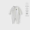 Unisex Pure Cotton Newborn Long Sleeve Bodysuit for Spring and Autumn