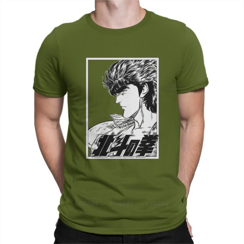 Unisex Classic T Shirt Fist Of The North Star Unisexga Anime Cotton Clothes Novelty Short Sleeve O Neck Tees Classic TShirts