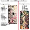 Retro Floral Pattern Case for Motorola Moto G50 G32 G51 G73 Edge 20 Pro 30 Lite G52 G53 G30 G71 G22 Edge40 G60s Phone Cover