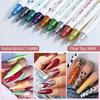 10PCS Professional Double Tip Nail Art Pens Quick Drying Waterproof Nail Art Markers for Creative Drawing and Coloring