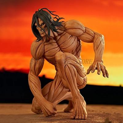 Attack On Titan Eren Levi Action Figure Shingeki No Kyojin The Founding Titan Figurine Model Toys 15cm Desktop Ornaments