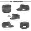 New Big Head Man Large Size Pure Cotton Army Flat Cap Outdoors Baseball Cap Summer Polyester Plus Size Military Hat