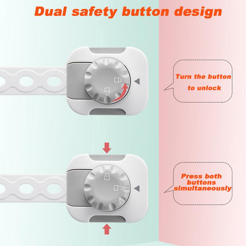 1/2pcs Baby Anti-Pinch Hand Drawer Locks Kids Safety Cabinet Door Lock Child Security Protector Drawer Cabinet Door Lock Latches