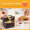 8Pcs Mini Tong Magnetic Fries Shape Food Tongs Kitchen Serving Tongs Kid