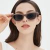Retro cat eyes high-end sunglasses for women with round face slimming  new sunglasses