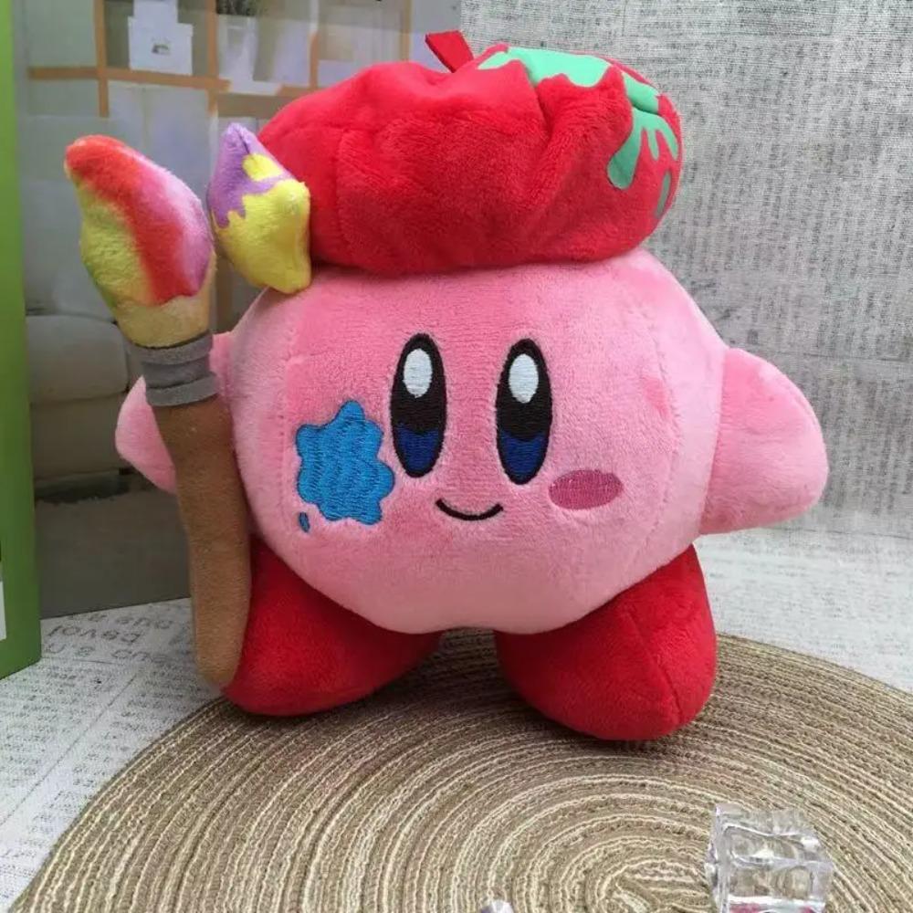 Anime Kirby Λούτρινα Παιχνίδια Kawaii Cute Pink Peluche Cartoon Μαλακή γεμιστή κούκλα ζώων Χνουδωτό μαξιλάρι Διακόσμηση δωματίου στο σπίτι Δώρο γενεθλίων Παιδί