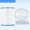 For Water Relaxation System Filter PWK65 Replacement Cartridge Compatible with Spa and Swimming Pool Filtration Installations