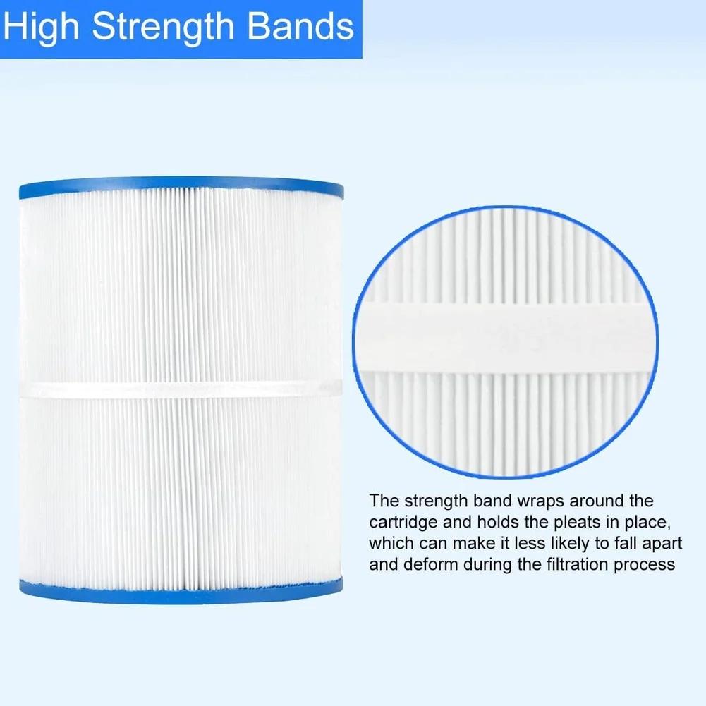 For Water Relaxation System Filter PWK65 Replacement Cartridge Compatible with Spa and Swimming Pool Filtration Installations