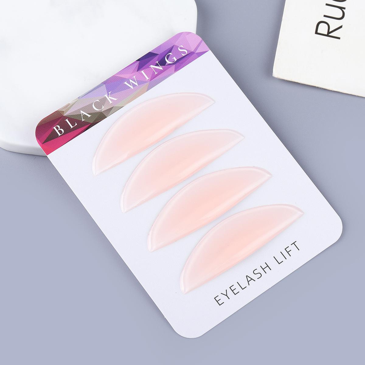 

Подушечки для подъема ресниц blackwings, 2 пары, силиконовые подушечки для подъема ресниц, 2 размера SM2pairs розовый