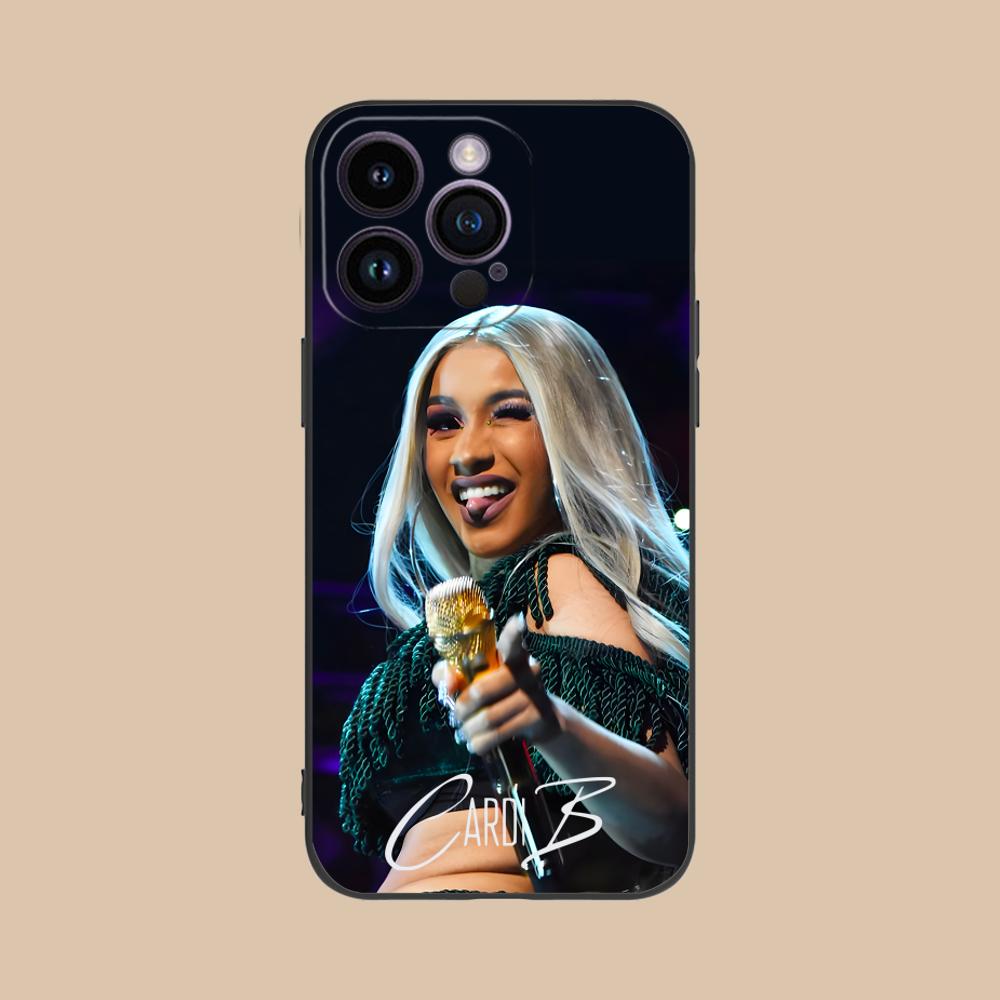 

Cardi B Matte TPU Mobile Phone Case for iPhone 17 16 15 14 13 12 11 X XR XS 8 7 Air Pro Max Plus Mini Colorful Cover iPhone 7 Plus