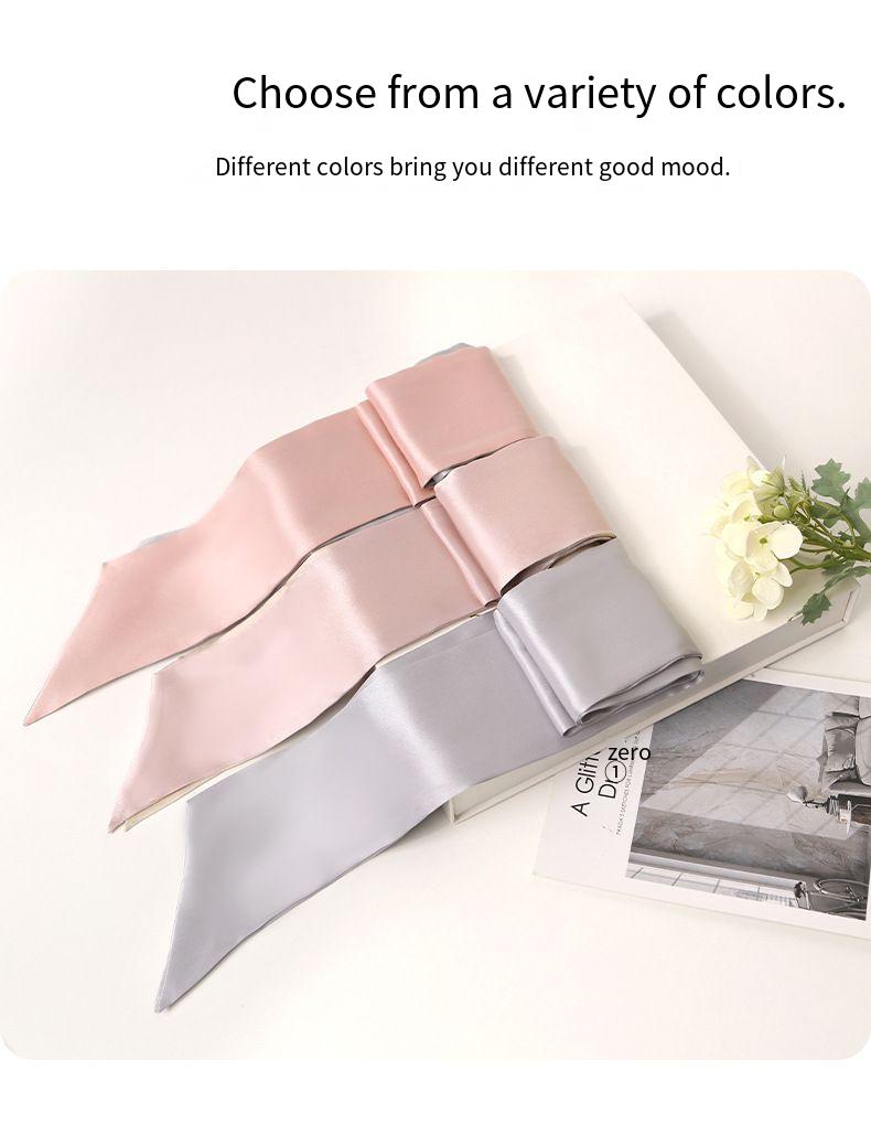 19mm Heavy-duty Double-sided Silk Ribbon Scarf Headband Bag Ribbon Decorative Long Scarf