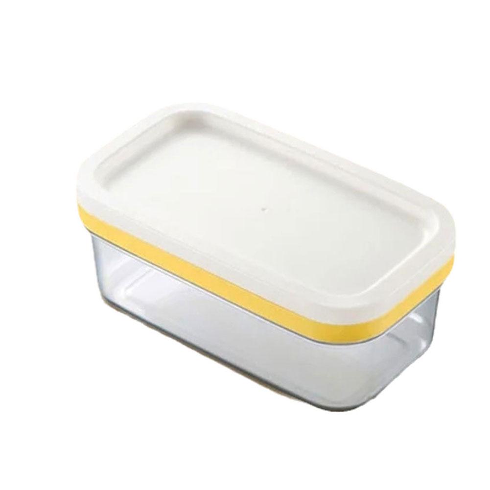 Plastic and Stainless Steel Refrigerator Crisper Food Storage Box with Plastic Lid Prepare Seafood Fruit Vegetable Picnic Box
