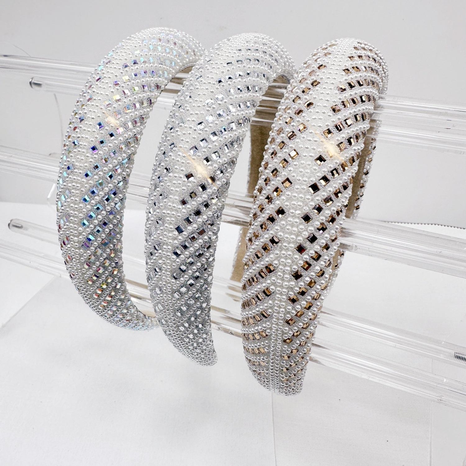 

New Fashion Pearl Headband Light Luxury Hair Hoop Women s Hair Accessories