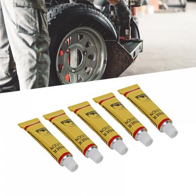 Colla Ripara Gomme Auto Larghezza 2cm Ripara Forature 5 Pezzi 6g Toppe per Pneumatici