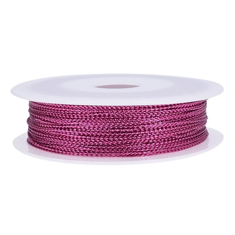 1mm Label Tag Rope, Non-elastic String Rope, Colored Scallion Rope, Christmas Bell Lanyard, Greeting Card Piece Rope 100 Meters