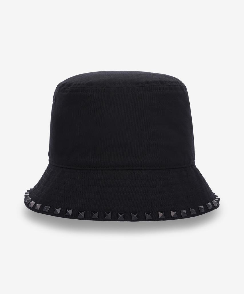 VALENTINO Rockstud Bucket Hat - Black / 5Y2Hga11Lhj0No