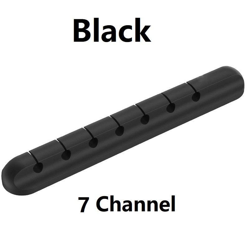 1PCS Cable Cord Wire Organizer Silicone USB Cable Winder Management Self Adhesive Clips For iPhone Huawei Mouse Keyboard Headset