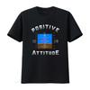 USA S 5XL Positive Attitude Aviation Pilot Primary Flight Instrument Panel Design Funny T Shirt