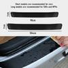 Universal Rear Trunk Guard Plate Sticker Car Rear Bumper Trim Anti-Kicked Scratch Protection Sticker Strip 3D Carbon Fiber Film