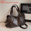 Soft Interior Compartment Shoulder Bags 2026 High Quality Contrasting Colors Bags for Women Fashion Zipper Pu Women's Handbags