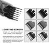 Compatible with Wahl Clipper Guards Set,6 Pack Clipper Guards Fits for Wahl Most Clippers,2 Sets of 1/16''-3/16''(1.5mm/3mm/4.5mm),Black.