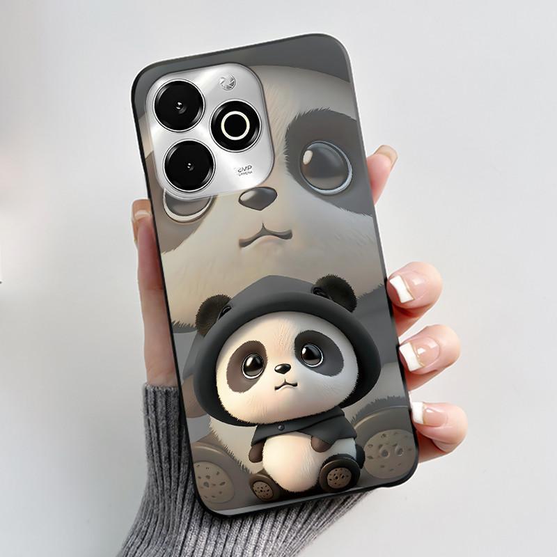 Phone Case For Umidigi G100X / G9X Case Luxury Cute Love Heart Rabbit Cartoon Funny Cover Black Soft Silicone Protective Casing