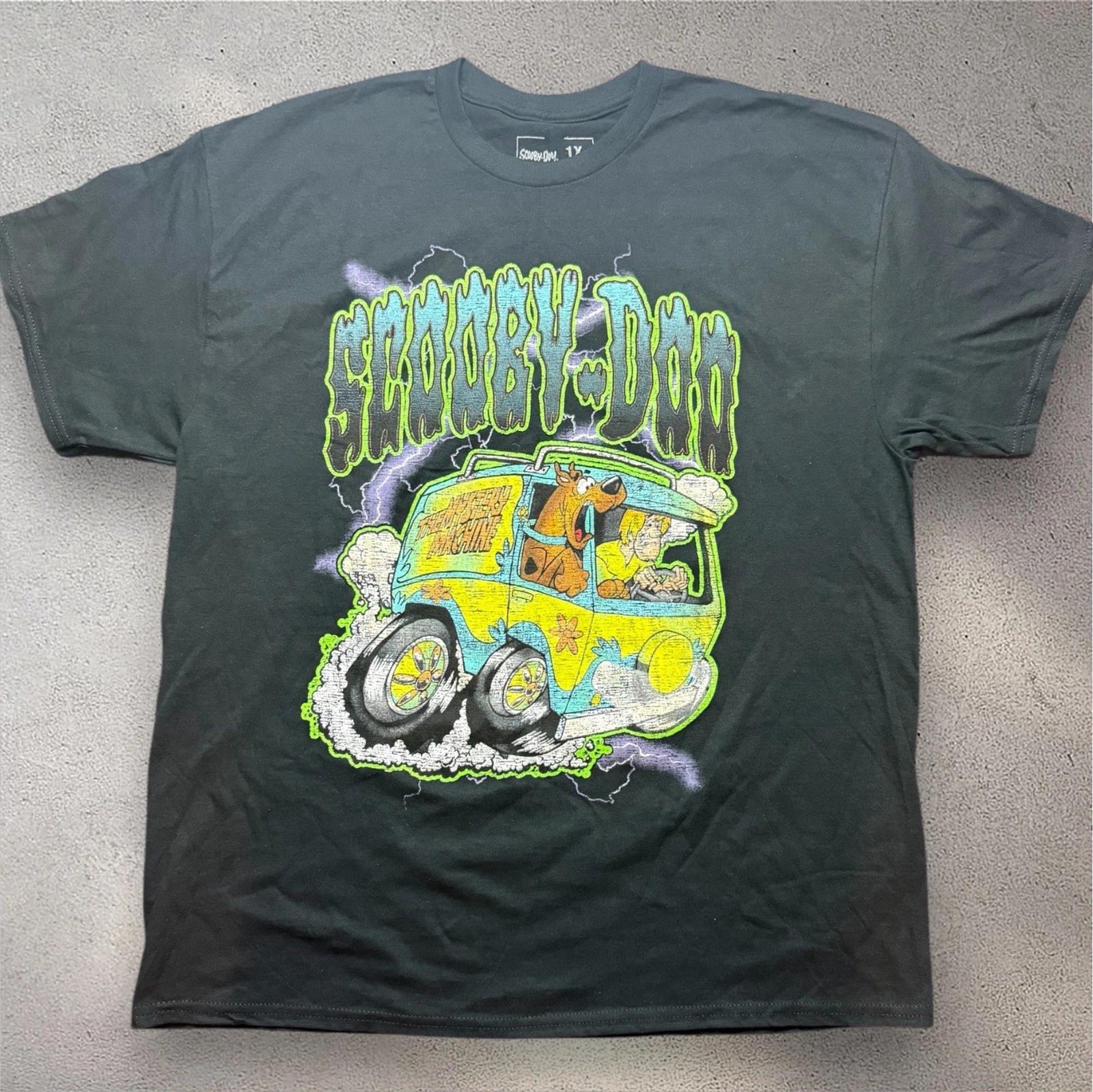 Scooby Doo Mystery Van Graphic T- Shirt Mens 1X 90s Cartoon Tee 4XL