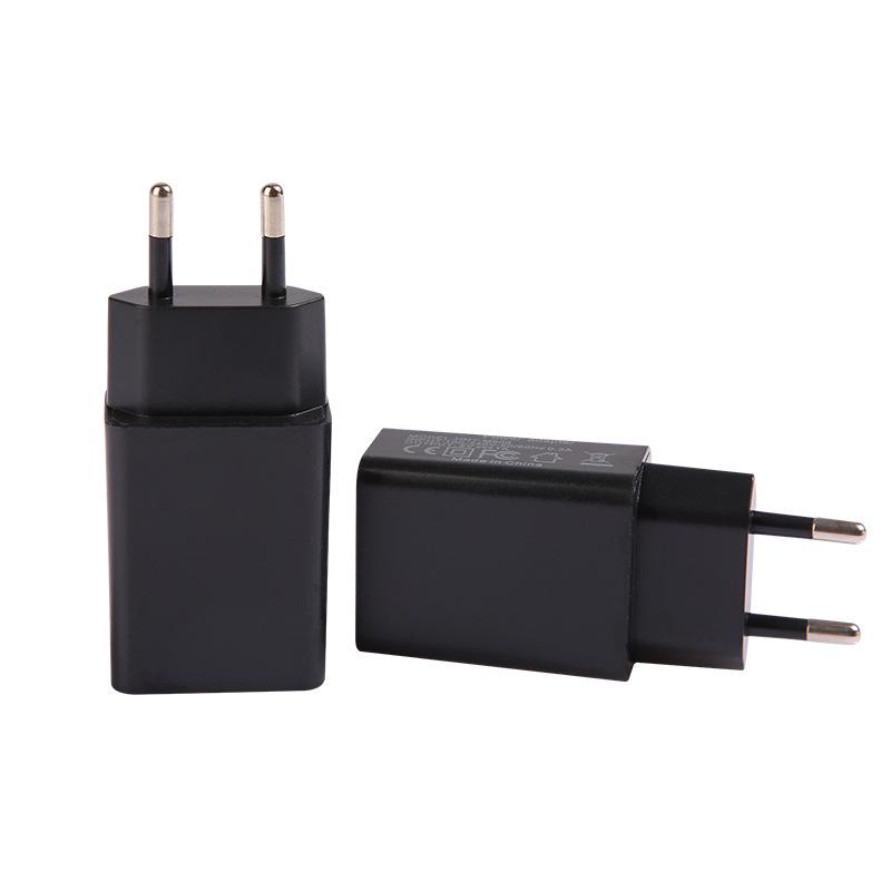 

EU Standard 5V 1A Fast Charging Mobile Phone Charger, CE Certified Black чорний