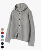 Suare Cotton Minimal Hooded Knit - 6 Colors