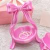 3D Printed Bow Jewelry Tray, Ring Dish, Entryway Table Trays, Decorative Trinket Dish, Jewelry Organizer Tray for Rings Necklaces Bracelets Keys