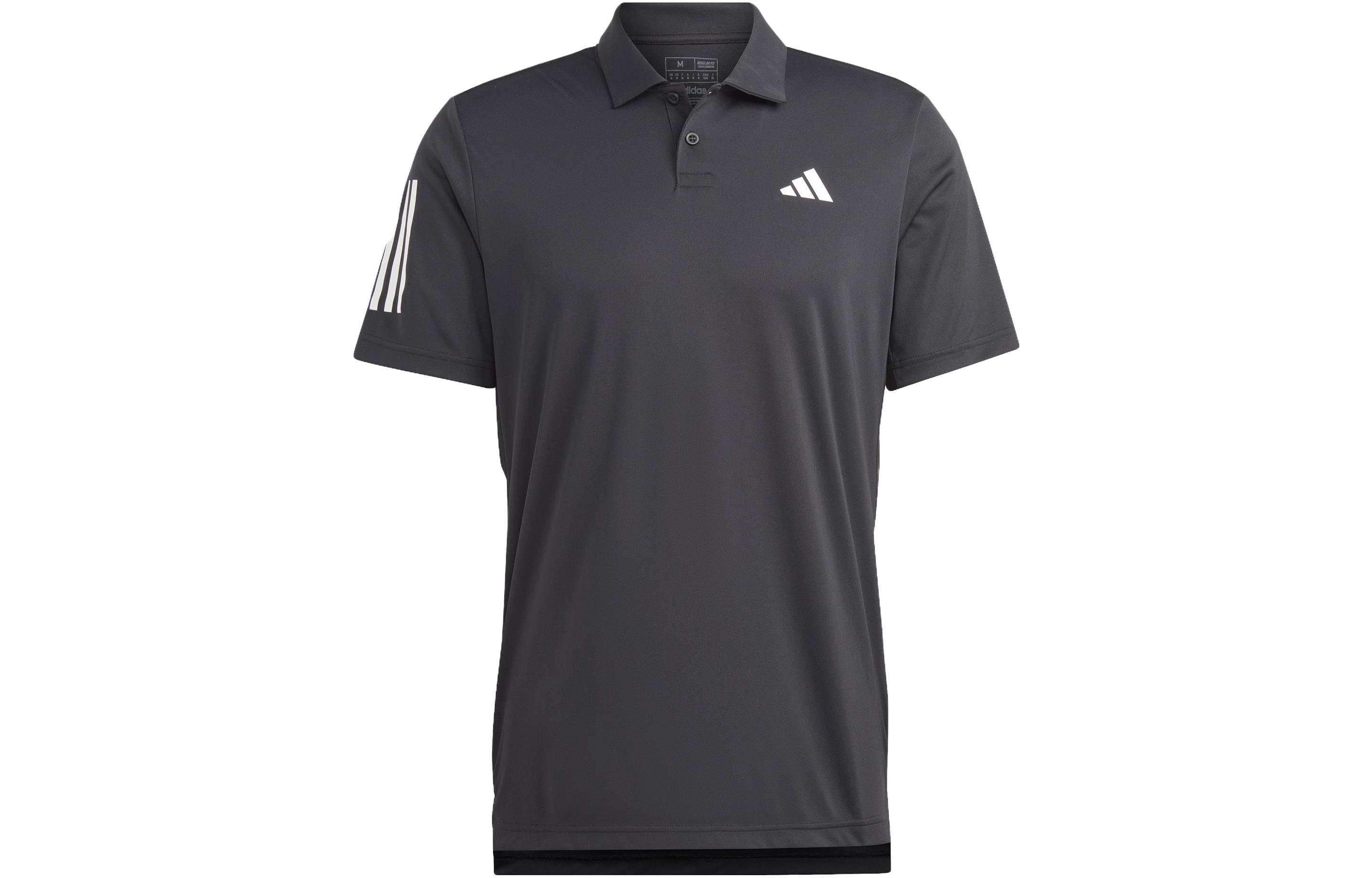 Adidas Free Shipping With AdiClub Club 3 Stripes Tennis Polo Shirt HS3269 L