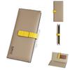 New Women's Baellerry Lychee Pattern Color Block Wallet & Clutch