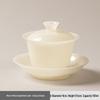 Chaxun Xiaoya Ledově zelený bílý porcelánový Gaiwan