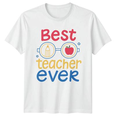 Best Teacher Ever Teacher Professions Unisexs TShirt Unisexs Graphic Tee Unisex Top