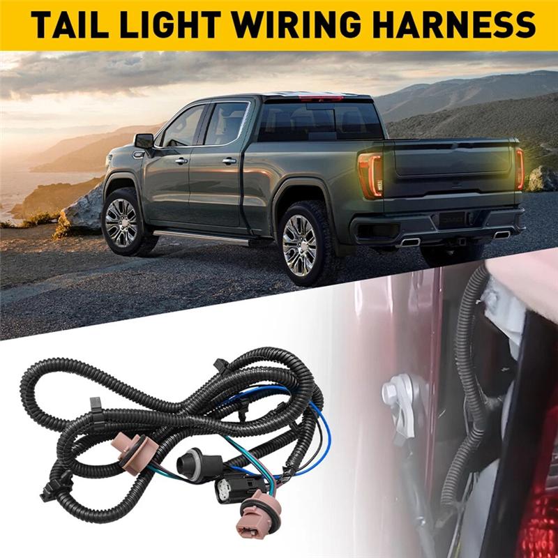 Left Driver Side Wiring Harness Tail Lamp 23295978 For Chevy Silverado 1500 2016-2019