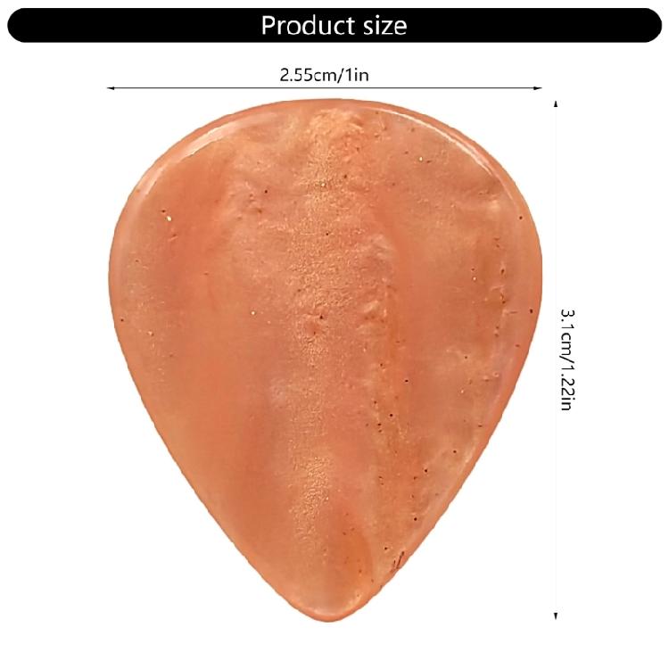 Droplet Shape Acoustic Guitar Thumb Picks Resin Electric Guitar Pick Plectrums String Instrument Accessories Easy to Use