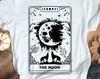 Moon Tarot T-Shirt, Mystical Design Shirt, Moon Phase Tops, Astrology Tees, Astronomy Tshirt, Comfort Colors Outfit, Womens Clothing