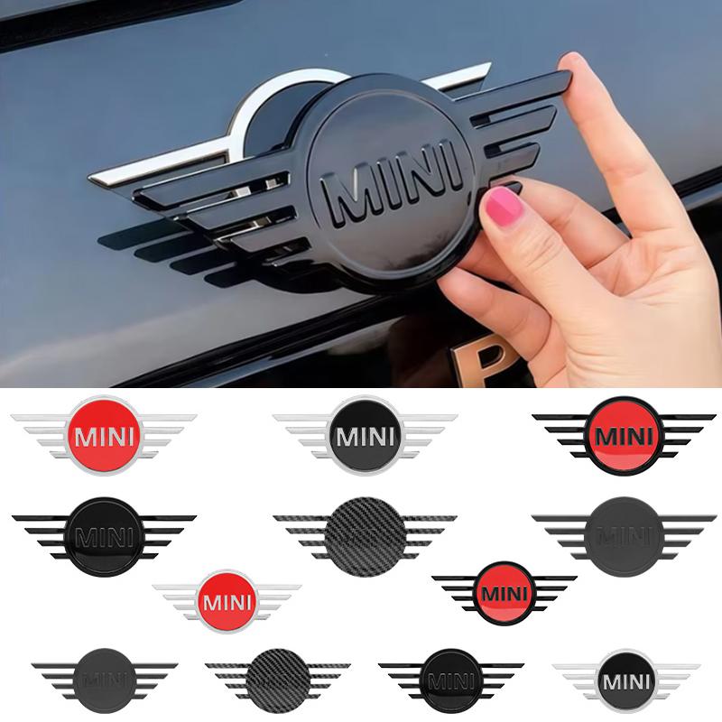 ABS Car Front Hood Emblem Rear Trunk Badge Sticker For Mini Cooper JCW Works R56 R50 F54 F55 F56 F57 F60 R52 R53 R55 Accessories
