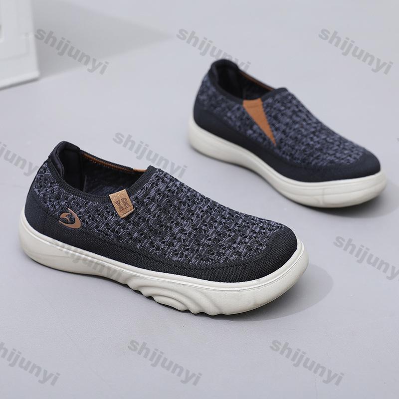 Fashion Women Lightweight Flats Walking Shoes Spring Casual Soft Soles Comfortable Slip-on  Shoes Woman Thick Soles Non-slip Casual Shoe