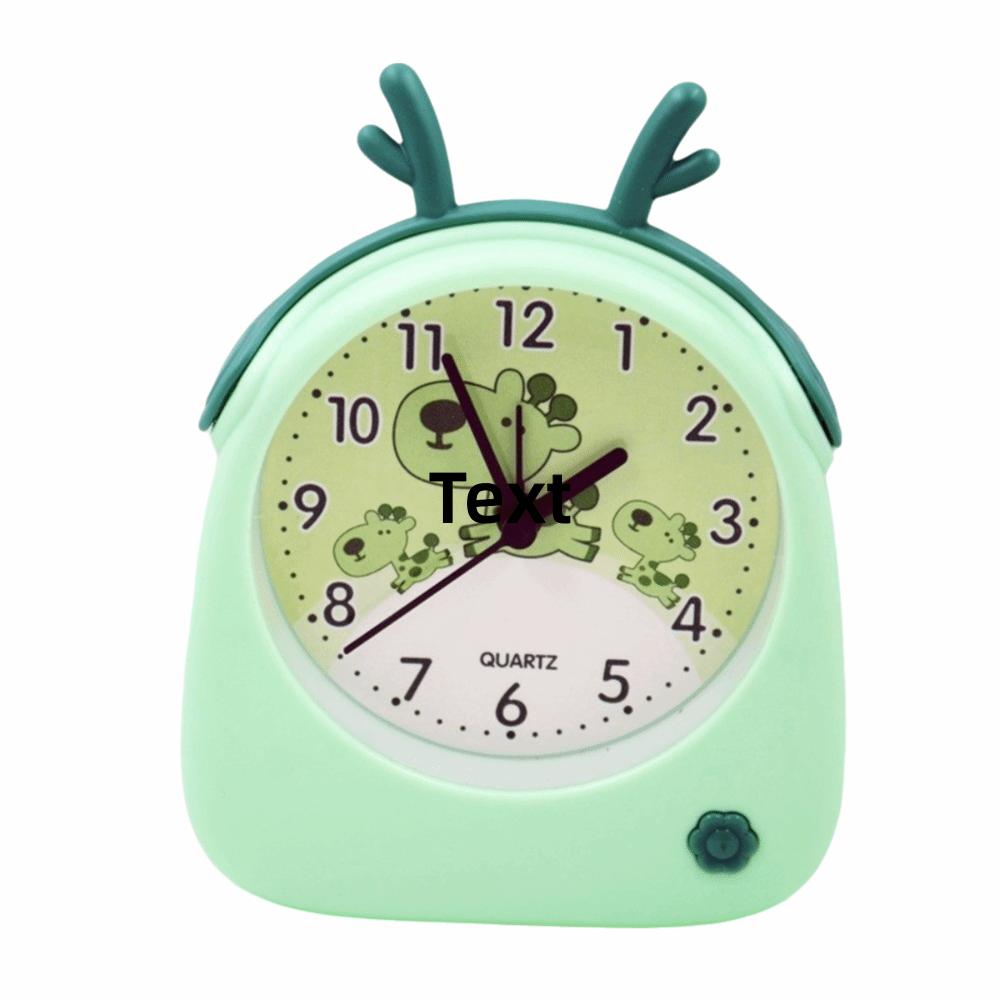 New Cute Animal Alarm Clock Cartoon Candy Colored Desk Clock Multi-scene Battery Operated Table Clock Bedroom Decoration
