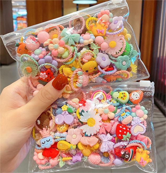 

Летние новые милые детские резинки для волос: Маленькие резинки и кольцо для большого пальца резинки для волос для детей